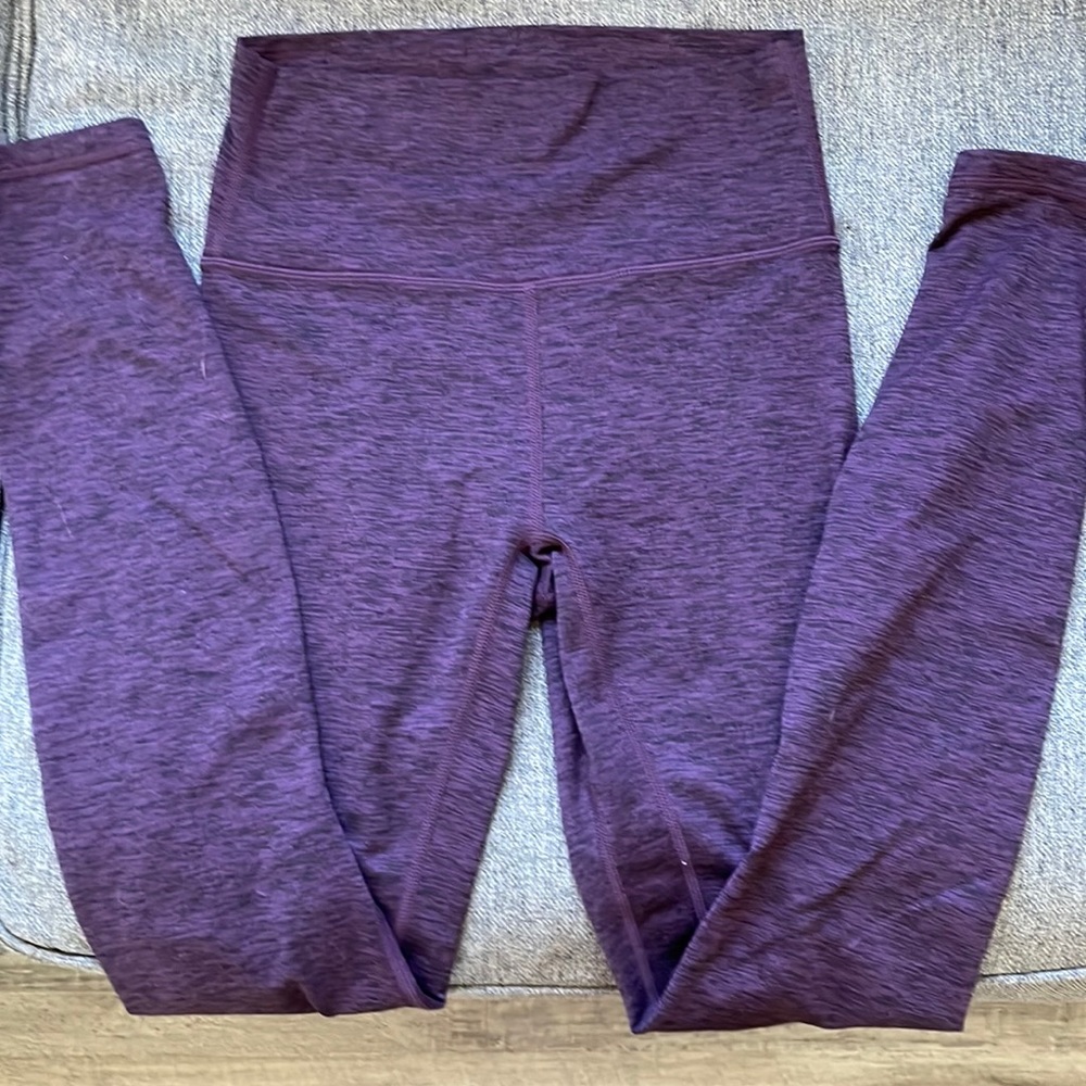 Purple Zyia High-Waisted Leggings